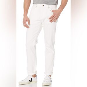 Amazon Essentials Men's Athletic-Fit Jean Bright White 38W x 28L